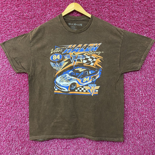 Van Halen Nascar Racing Car Graphic Design T-Shirt XL