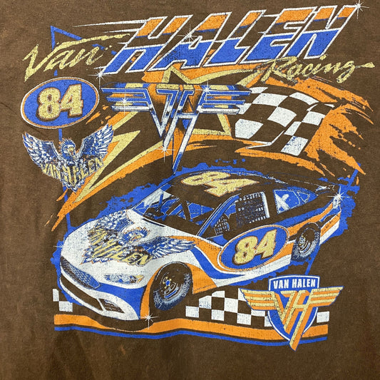 Van Halen Nascar Racing Car Graphic Design T-Shirt XL