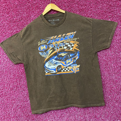 Van Halen Nascar Racing Car Graphic Design T-Shirt XL