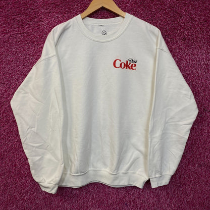 Diet Coke Graphic Crewneck Sweatshirt Small