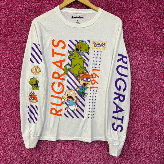 Nickelodeon Rugrats 1991 Cartoon Long Sleeve T-Shirt Small