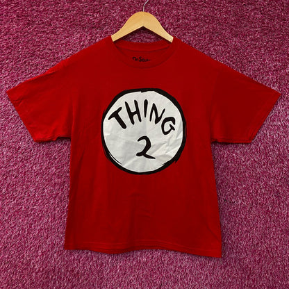 Dr. Seuss The Cat in the Hat Thing 2 Graphic T-Shirt Large