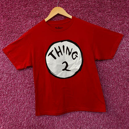 Dr. Seuss The Cat in the Hat Thing 2 Graphic T-Shirt Large