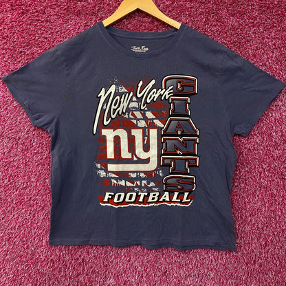 Junk Food Clothing Women's NFL New York Giants Brick Retro Tee XL