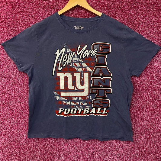Junk Food Clothing Women's NFL New York Giants Brick Retro Tee XL