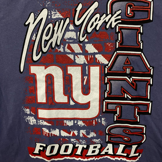 Junk Food Clothing Women's NFL New York Giants Brick Retro Tee XL