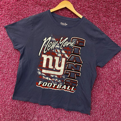 Junk Food Clothing Women's NFL New York Giants Brick Retro Tee XL