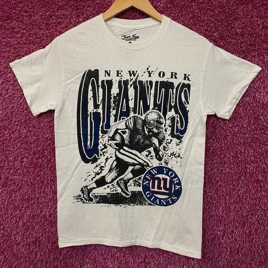 Junk Food Clothing NFL New York Giants Rushing Flea Market T-Shirt XS