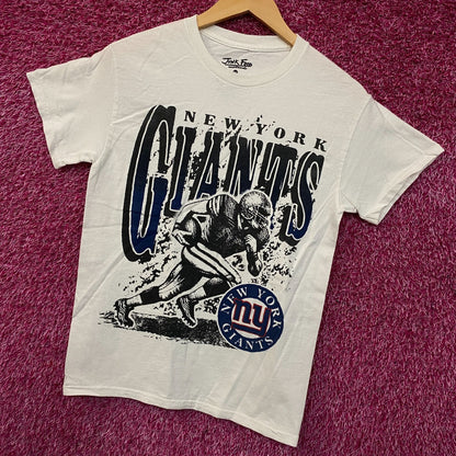 Junk Food Clothing NFL New York Giants Rushing Flea Market T-Shirt XS