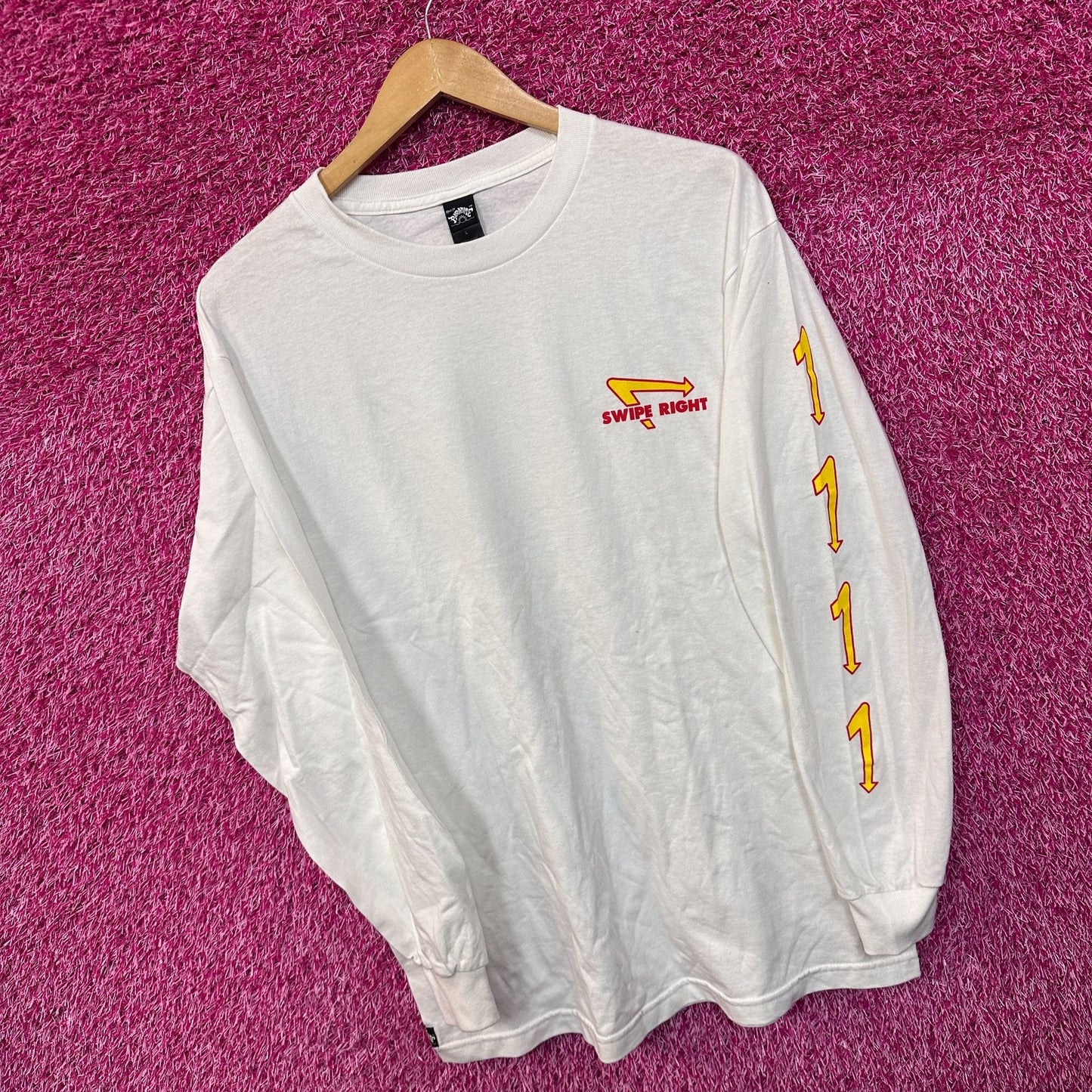 Paradise Swipe Right In N Out Arrow Logo Long Sleeve L