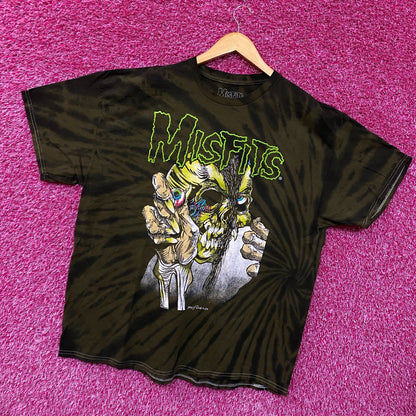 Misfits Mommy Can I Go Out & Kill Oversized Band Tie Dye large
