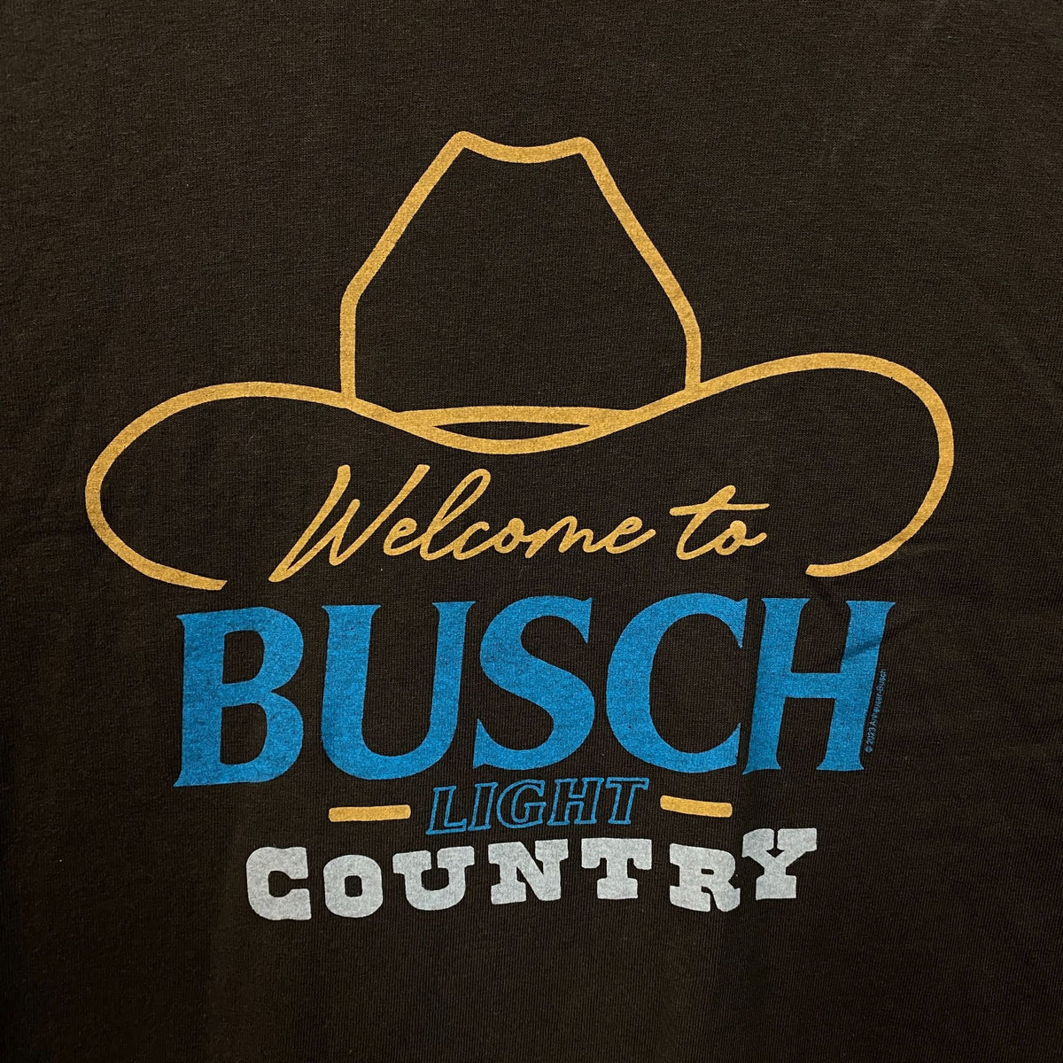 Welcome To Busch Light Country Vintage Style Women's T-Shirt Large