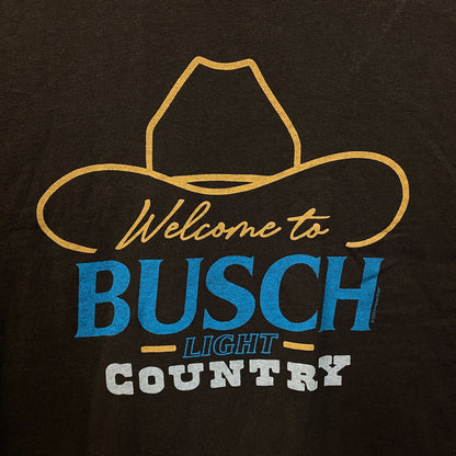 Welcome To Busch Light Country Vintage Style Women's T-Shirt Large