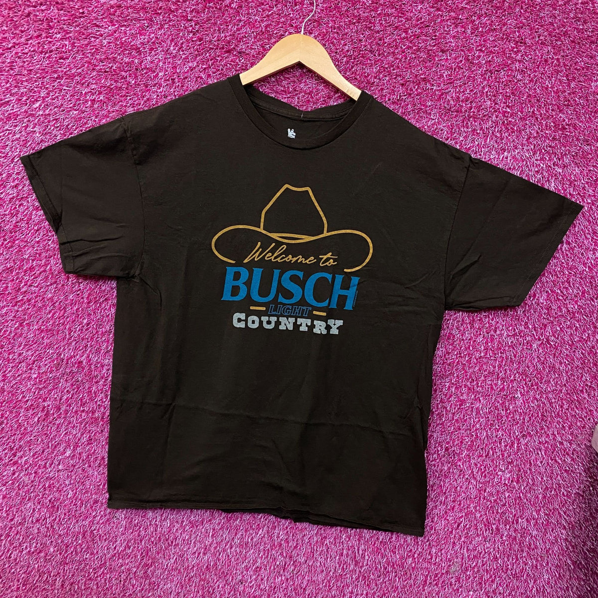 Welcome To Busch Light Country Vintage Style Women's T-Shirt Large