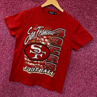 Junk Food Clothing Women's NFL San Francisco 49ers Brick Vintage T-Shirt Small