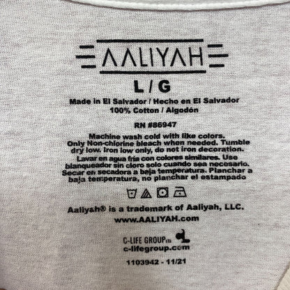 Aaliyah Queen of RnB Airbrush Music Tshirt Size Large