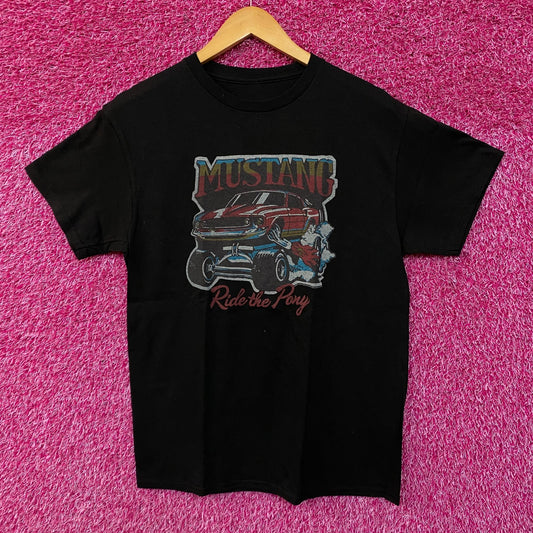 Mustang Ride the Pony Tshirt size medium