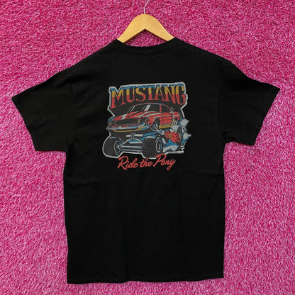 Mustang Ride the Pony Tshirt size medium