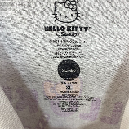 Sanrio Hello Kitty Boba Tea & Strawberry Milkshake T-Shirt Size XL