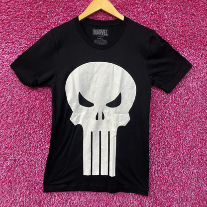 Marvel The Punisher Skull Logo Graphic T-Shirt Small