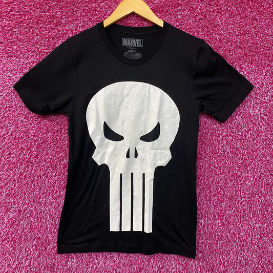 Marvel The Punisher Skull Logo Graphic T-Shirt Small
