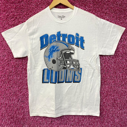 Junk Food Clothing NFL Detroit Lions Throwback Helmet Logo T-Shirt Small