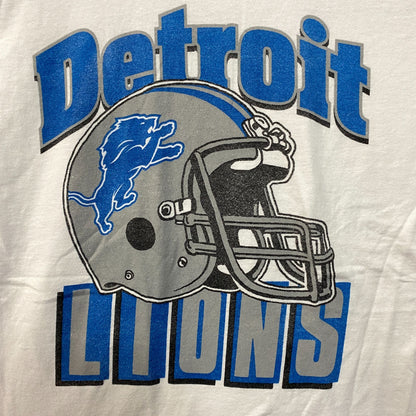Junk Food Clothing NFL Detroit Lions Throwback Helmet Logo T-Shirt Small