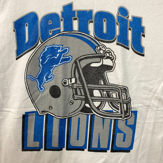 Junk Food Clothing NFL Detroit Lions Throwback Helmet Logo T-Shirt Small