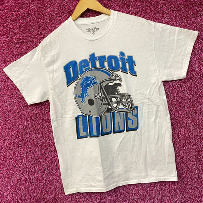 Junk Food Clothing NFL Detroit Lions Throwback Helmet Logo T-Shirt Small