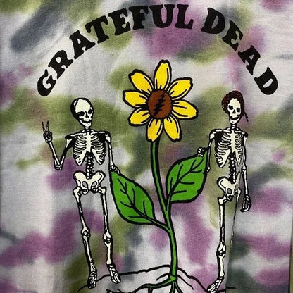 Grateful Dead Keep It Green Tie dye Crewneck Sweater size Medium