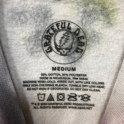 Grateful Dead Keep It Green Tie dye Crewneck Sweater size Medium