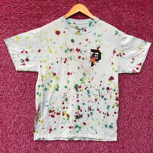 Primitive Dirty P Scorpion Tie Dye T-Shirt Small