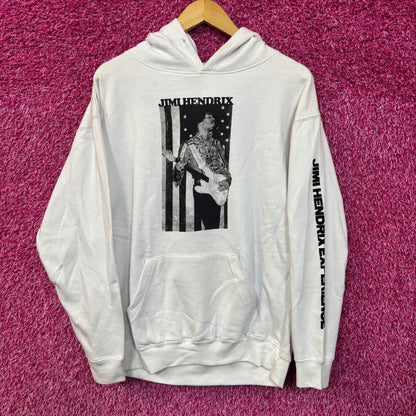Jimi Hendrick White Hoodie Medium