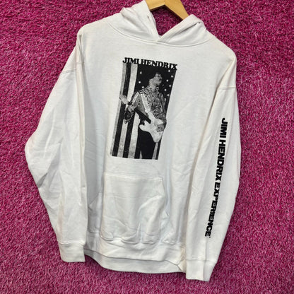 Jimi Hendrick White Hoodie Medium