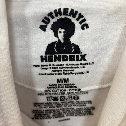 Jimi Hendrick White Hoodie Medium