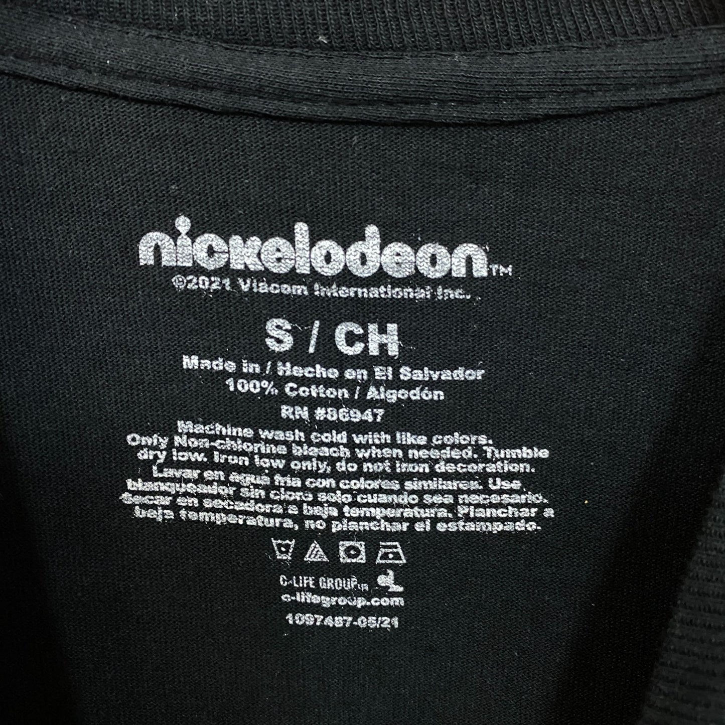 Nickelodeon Rugrats Graphic Design Long Sleeve T-Shirt Small