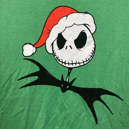 The Nightmare Before Christmas Jack Skellington Santa Hat T-Shirt 2XL