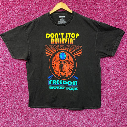 Journey Don't Stop Believin Freedom World Tour T-Shirt 2XL