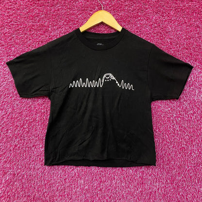 DJ Pusheen Beat da Beat Up Kawaii Pusheen The Cat Crop Top Small