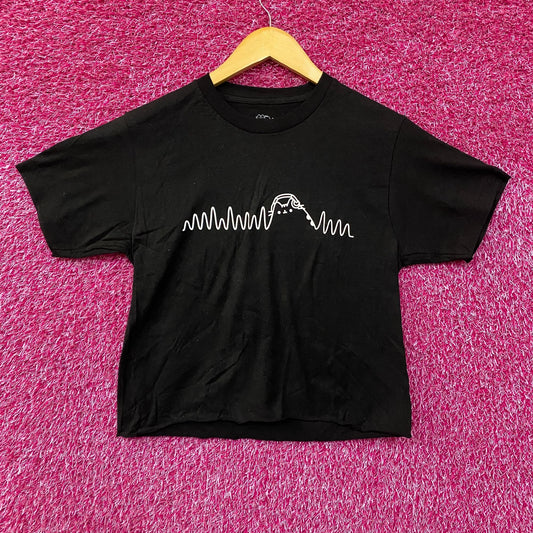 DJ Pusheen Beat da Beat Up Kawaii Pusheen The Cat Crop Top Small