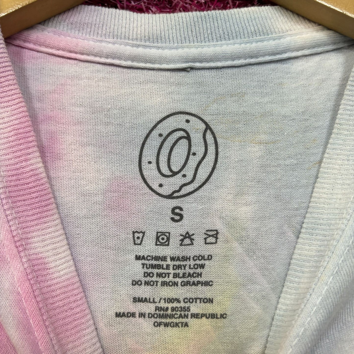 Odd Future Donut Logo tiedye Tee size small