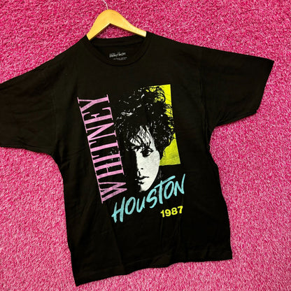 Whitney Houston 1987 Alternate Album Art Dance Pop Tee XL