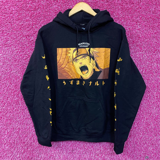 Naruto Uzumaki Kurama Naruto Shippuden Anime Hoodie Medium