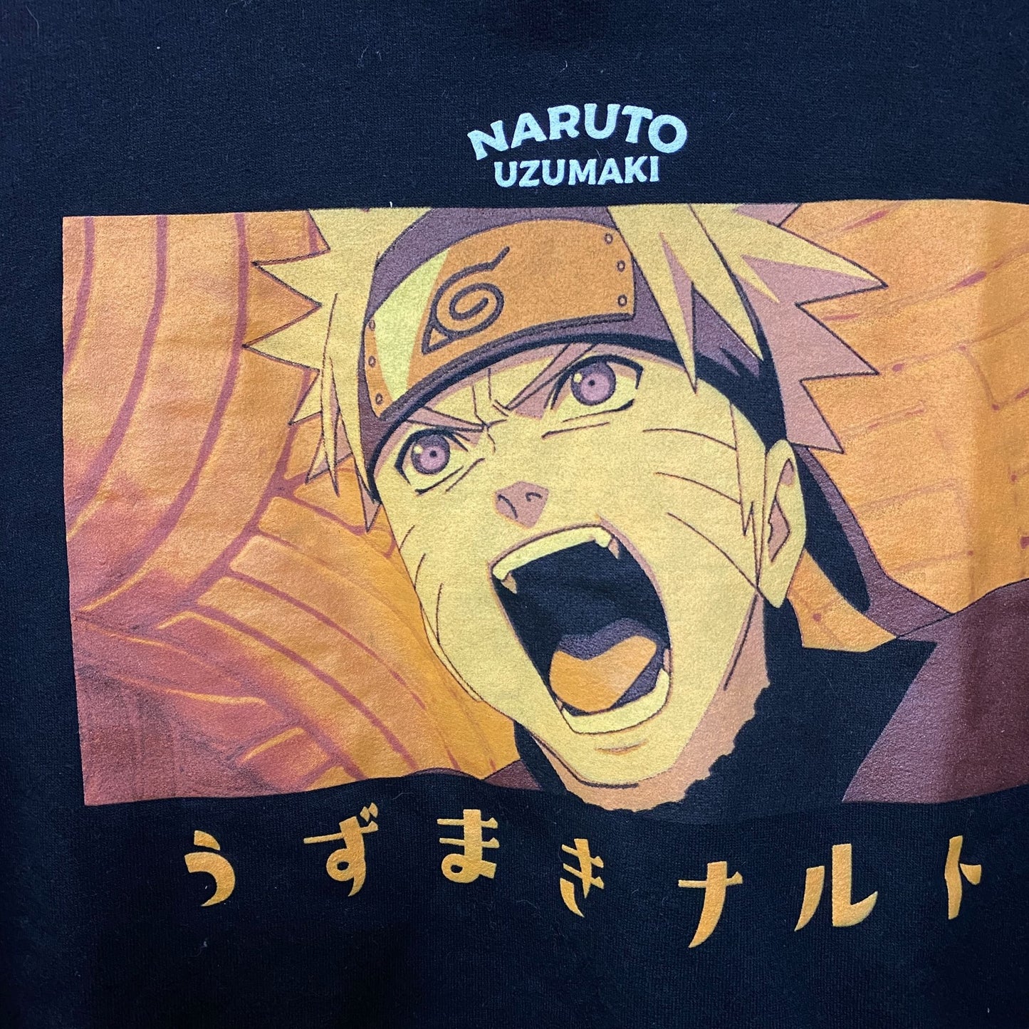 Naruto Uzumaki Kurama Naruto Shippuden Anime Hoodie Medium
