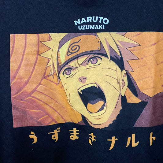 Naruto Uzumaki Kurama Naruto Shippuden Anime Hoodie Medium