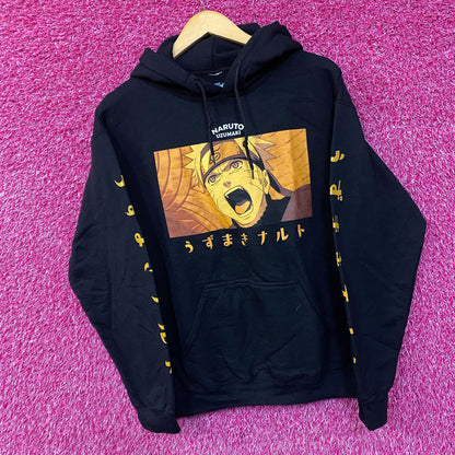 Naruto Uzumaki Kurama Naruto Shippuden Anime Hoodie Medium