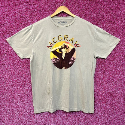 Tim McGraw Not a Moment Too Soon Cowboy Country Tee L