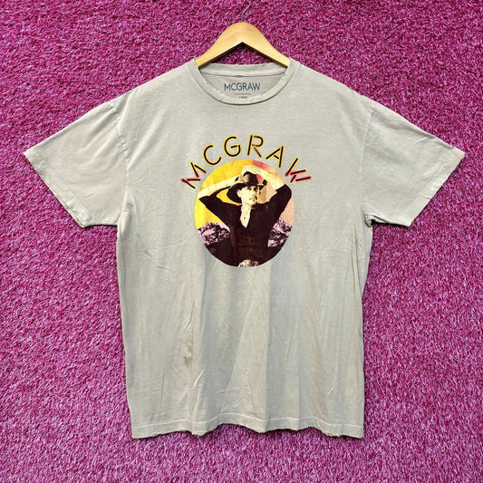 Tim McGraw Not a Moment Too Soon Cowboy Country Tee L