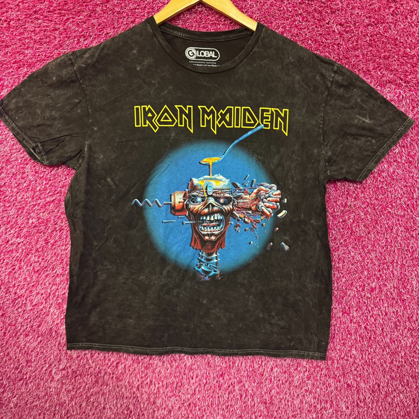 Iron Maiden Can I Play With Madness Oversize Rock Band Tee M