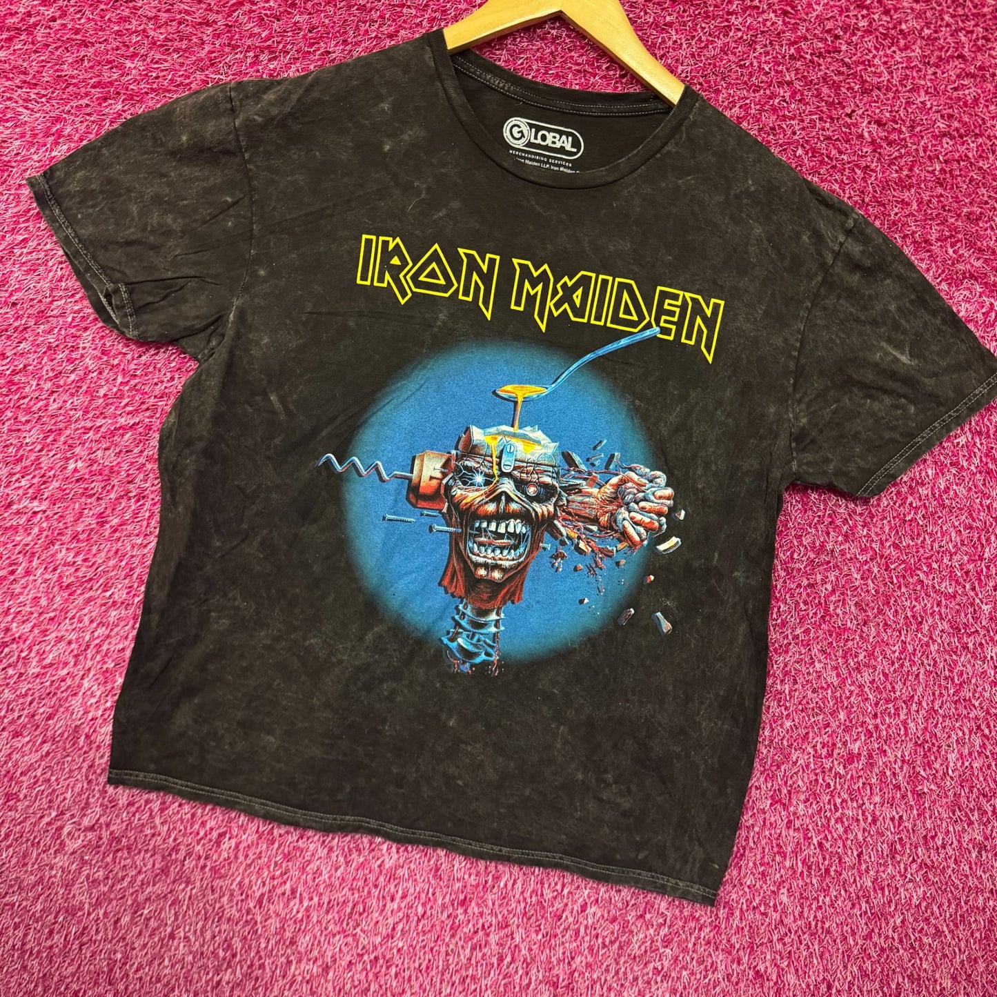 Iron Maiden Can I Play With Madness Oversize Rock Band Tee M